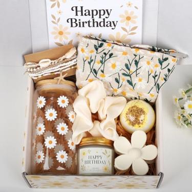 Imagem de Presentes de aniversário para mulheres, meninas adolescentes, presente de feliz aniversário exclusivo para meninas, ela, adolescentes, irmã, filha, melhor amiga, amizade, conjunto de copos de vidro de