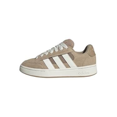 Imagem de adidas Grand Court Alpha 00s Tênis feminino, Arenito quente/branco fora/papelão, 38