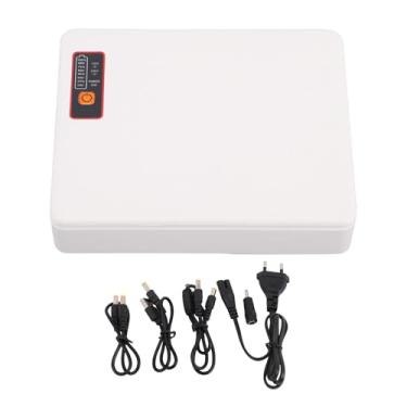 Imagem de aqxreight Fonte de Alimentação Ininterrupta 16000mAh Bateria Backup Mini UPS para Roteador Modem Câmera USB Tipo C POE Saída DC de Múltiplas Tensões (Plugue UE)