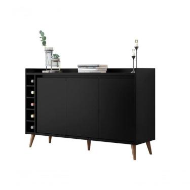 Imagem de Buffet Com Adega Estilo Preto - Moveisaqui