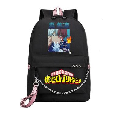 Imagem de Mochila escolar My Heros Academias Anime 32x15x45cm