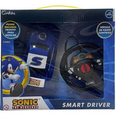 Imagem de Carrinho Controle Remoto Sonic SMART Driver 3FUNC/PILHA - Candide Brin