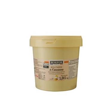 Imagem de Mostarda Francesa Beaufor Ancienne Balde 1,001kg Mostarda Francesa Beaufor Ancienne Balde 6x1,001kg
