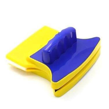 Imagem de Escova Magnética Limpa-Vidros Dupla Face - Janela - Genérico, Amarelo