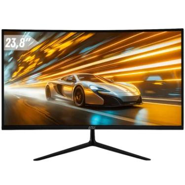 Imagem de Monitor Gamer Curvo 23.8" Tela Full HD 100Hz 3ms Painel VA, HDMI VGA VESA, Design Slim Aitek - DELTA-M2410AC