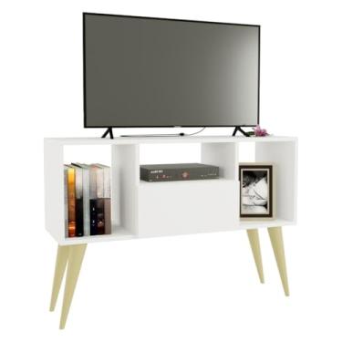 Imagem de Rack para Sala Quarto TV Até 40 Pol.(Branco)