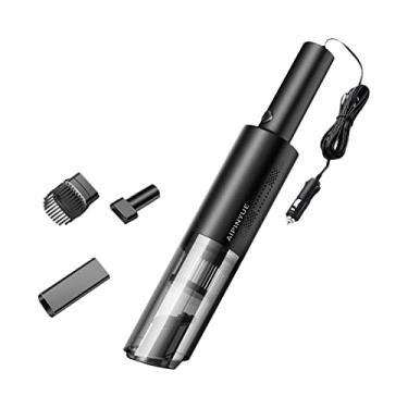 Imagem de Limpador Portátil de 120W com Aspiração 6000Pa 2 Cabeças Escova para Limpeza Cabelo Pet Brita Carro Casa Escritório