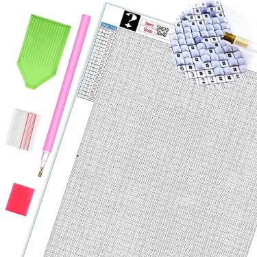 Imagem de LOMSIOY Kits de pintura de arte de diamante misterioso DIY 5D Tinta aleatória com diamantes arte misteriosa broca completa, bordado ponto cruz cristal strass tela incolor para decoração de parede de