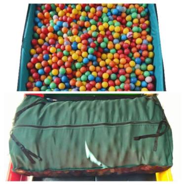 Imagem de Saco Coletor De Bolinhas 2x2 para Piscina De Bolinhas - Biel Brinquedo
