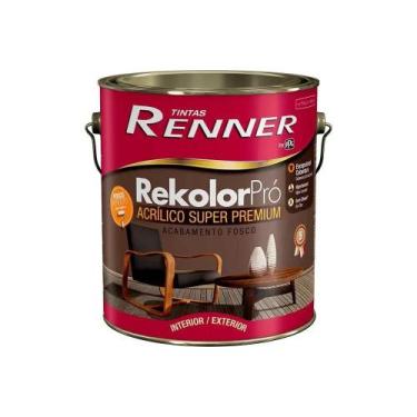 Imagem de Tinta Acr. Rekolor Fosco Branco 3,6l Renner
