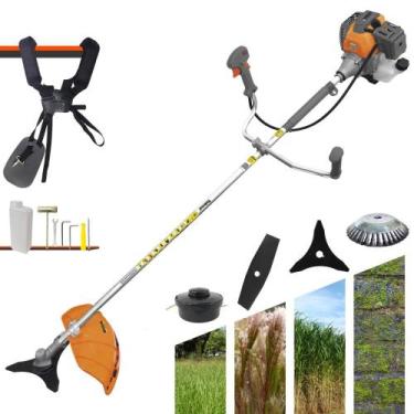 Imagem de Roçadeira Podador de Grama Tekna RL520P À Gasolina 52cc 2HP Com Carret