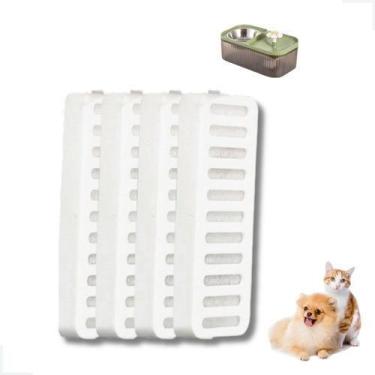 Imagem de Kit 4 Refil Filtro P/ Bebedouro Fonte De Água Pet Cães Gatos - Pet For