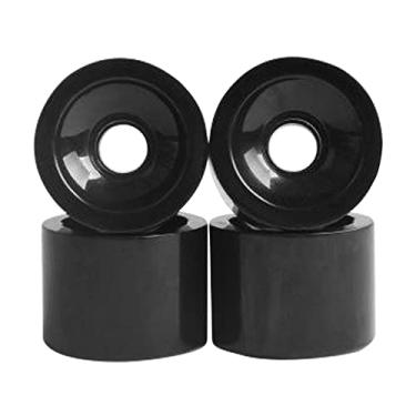 Imagem de 4 peças Rodas de Skate 70x51mm Conjunto Longboard Roda Almofada PU 78A para Substituição com Borda Aderência