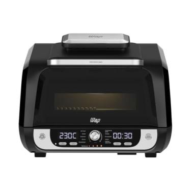 Imagem de Fritadeira Air Fryer 12 em 1 WAP 1800W 10L - Digital Preta com Acessórios, Barbecue e Sem Óleo, Capacidade Familiar, 220V Compatível com Rede Brasileira (110V)