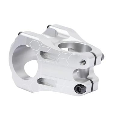 Imagem de Mesa de bicicleta MTB Short Power 31.8, guidão de 35mm, Dragon Table Bike, liga de alumínio, ponte de estrada, peças de ciclismo 31 8(Silver)