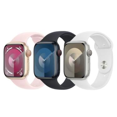 Imagem de ANJ.GG Smartwatch W59 Mini, Compatível com Android e iOS, Branco, Bluetooth e Wi-Fi, Tela Tátil, Retangular, 41mm, com Carregamento sem Fio e Despertador