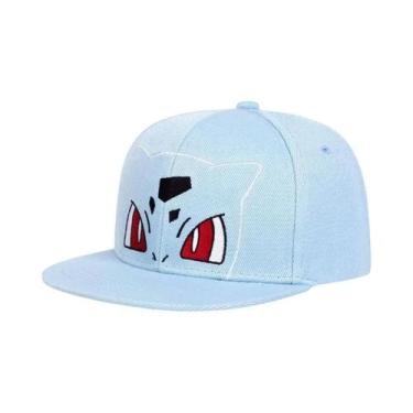 Imagem de Boné De Beisebol Ajustável Com Bordado Pokémon Pikachu Squirtle Charma