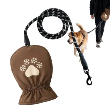 Imagem de de chumbo para passear com cães | Aquecedor de mãos à prova de com alça - guia de cachorro | para donos e amantes de animais de estimação no inverno ao ar livre em clima frio