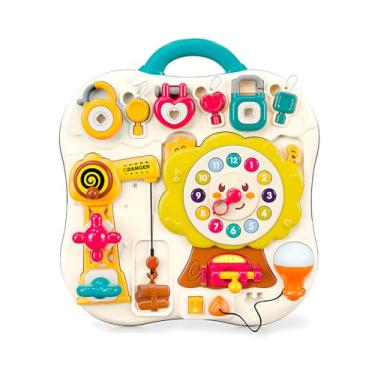 Imagem de Life Painel Sensorial para Crianças | Brinquedo Educativo Montessori que Estimula o Desenvolvimento Motor, Cognitivo e Sensorial | Mesa de Atividades Interativa para Aprendizado Precoce