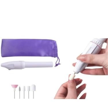 Imagem de Conjunto de lixa de unha elétrica - inclui cinco lixas de unhas para modelar, remover esmalte e polimento. A melhor ferramenta DIY para manicure em casa.