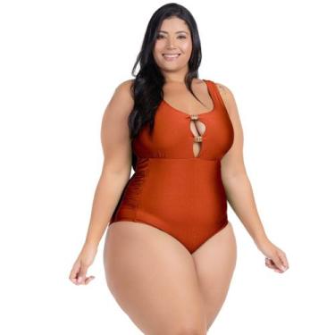 Imagem de Maio Body Acinturado Plus Size Modela Cintura Liso Casual - HYPE MODAS