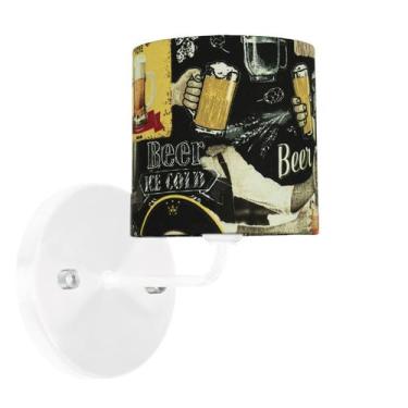 Imagem de Arandela Branca De Cupula Cilíndrica Bar - MARRYLUZ