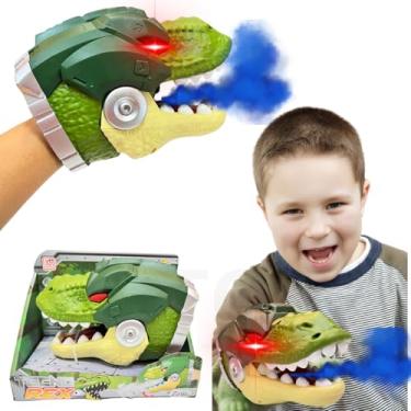 Imagem de Cabeça De Dinossauro De Mão Com Som E Fumaça, Fantoche Realista, Brincadeira Interativa, Dragão Dinossauro Para Crianças, Presente Criativo Que Estimula Imaginação E Diversão Sem Limites