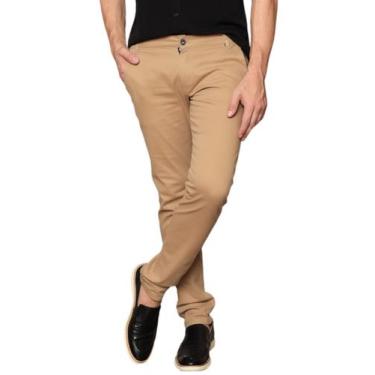 Imagem de Calça Social Masculina Sarja Esporte Fino Bolso Faca - Mitchelgutto, B