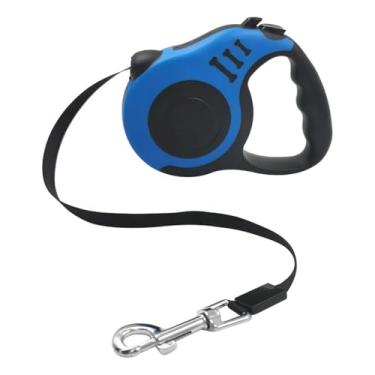 Imagem de Guia Retrátil para Cachorros e Gatos 5m – Coleira com Trava de Segurança, Design Ergonômico e Qualidade Premium para Passeios – Cores Variadas