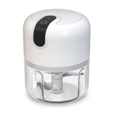 Imagem de Mini processador Eletrico de alimentos bivolt USB recarregavel Alho ce