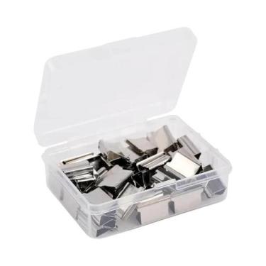 Imagem de Dispensador De Clips De Papel Portátil Com Refil Mini Grampeador - NON