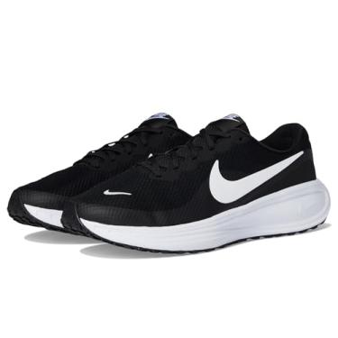 Imagem de Nike Tênis de corrida masculino Revolution 8 Road, Preto/branco e preto, 8.5 X-Wide
