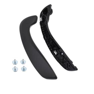 Imagem de Interior do carro frente esquerda direita porta interna puxar alça kit Compatível com renault megane 3 mk3 fluence 2008-2016 809540001r 809600007r(Handle Kit-Black R)