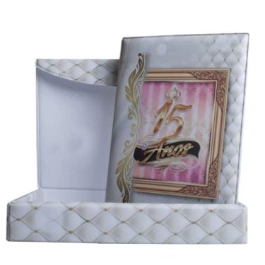 Imagem de Álbum + Estojo 15 Anos 120 Fotos 15x21cm Design 11388-A0757