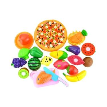Imagem de Brinquedos De Corte De Frutas E Legumes Simulados Para Crianças, Inter