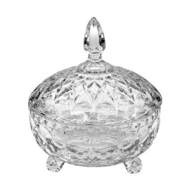 Imagem de Bomboniere De Vidro Com Tampa 16X18Cm - Yesink