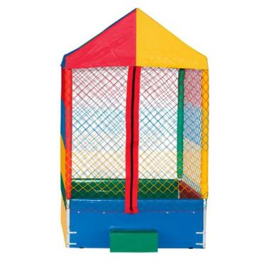 Imagem de PISCINA DE BOLINHAS 1,10 x 1,10 - TRAMPOLIM, Colorido