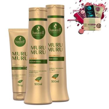 Imagem de Kit Haskell Murumuru sh cond 500ml polpa 150g