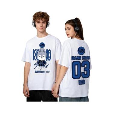 Imagem de Camiseta KPOP KARMA HYUNJIN Oversized Com Estampa De Desenho Animado, 