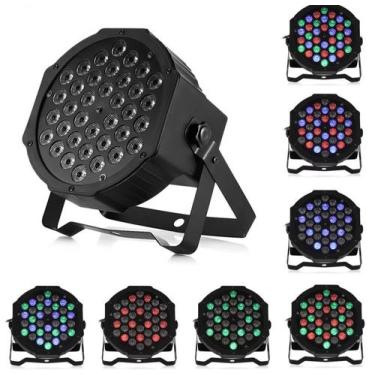 Imagem de Canhão Refletor Led 36 Leds Rgb Dmx Jogo Luz - Genérico