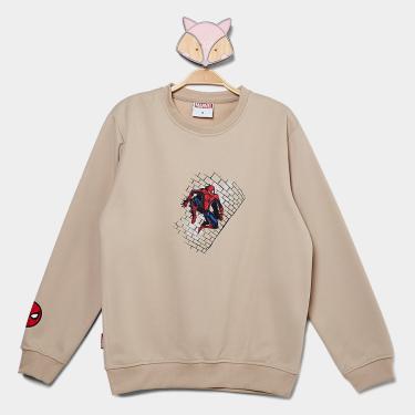 Imagem de Moletom Infantil Mooncity Homem Aranha Menino-Masculino