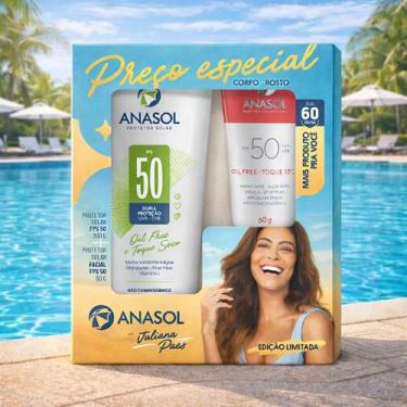 Imagem de Kit Protetor Solar Corporal FPS50 200g + Facial FPS50 60g - Dahuer