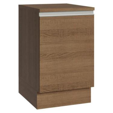 Imagem de Balcão de Cozinha 50cm 1 Porta Rustic Glamy Madesa, Rustic