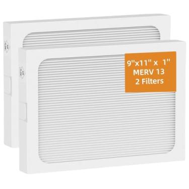 Imagem de Foglapius 2 pacotes, 9 x 11 x 1 MERV 13 filtro de desumidificador de substituição compatível com modelos de desumidificador Santa Fe Compact70, Ultra70, Element, Compact2, UA 65H