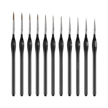 Imagem de Conjunto De Pincéis Drybrush Para Pintura Em Miniatura, 3/6/11/17 Peça