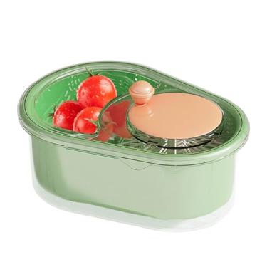 Imagem de Tigela de limpeza de frutas | de com manivela - Tigela de lavagem de frutas com filtro - para casa, hotel, restaurante, apartamento, negócios, aluguel, acampamento, piquenique, trailer