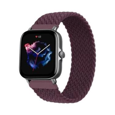 Imagem de Pulseira De Relógio Elástica Trançada De 20mm 22mm Para Amazfit GTS 2 