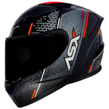 Imagem de Capacete Fechado Moto Esportivo Masculino Feminino ASX Storm City (62)