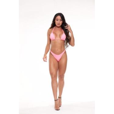 Imagem de Biquini Neon  Asa Delta Fio dental - Ana revestimentos, Rosa, P
