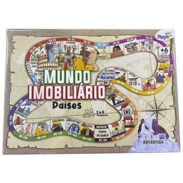 Imagem de Jogo Tabuleiro Brinquedo Mundo Imobiliário Países Mini Toys